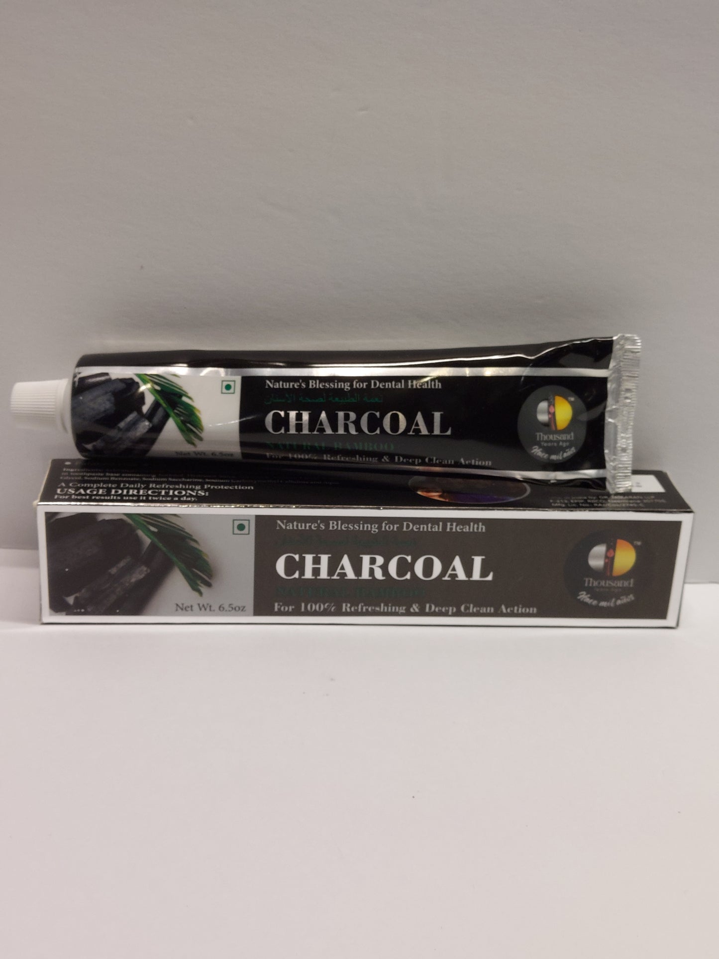 CHARCOAL NATURAL BAMBOO TOOTHPASTE